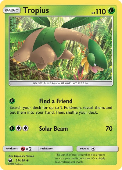 Image for Tropius (SM - Celestial Storm) (21/168) - Pokemon