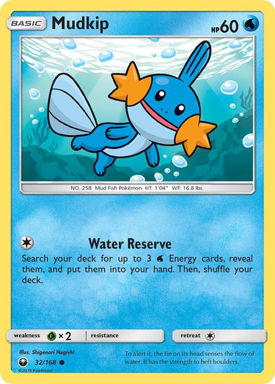 Image for Mudkip (32) (SM - Celestial Storm) (32/168) - Pokemon
