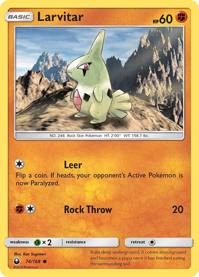 Image for Larvitar (SM - Celestial Storm) (74/168) - Pokemon