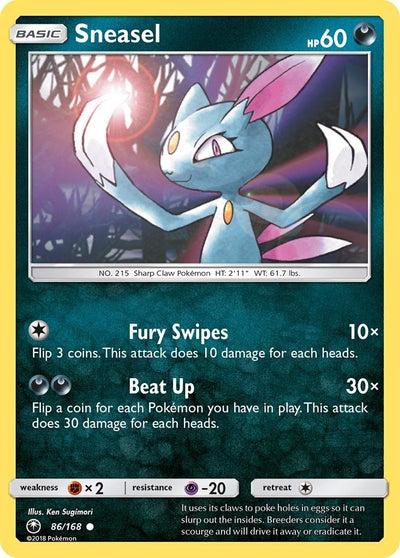 Image for Sneasel (SM - Celestial Storm) (86/168) - Pokemon