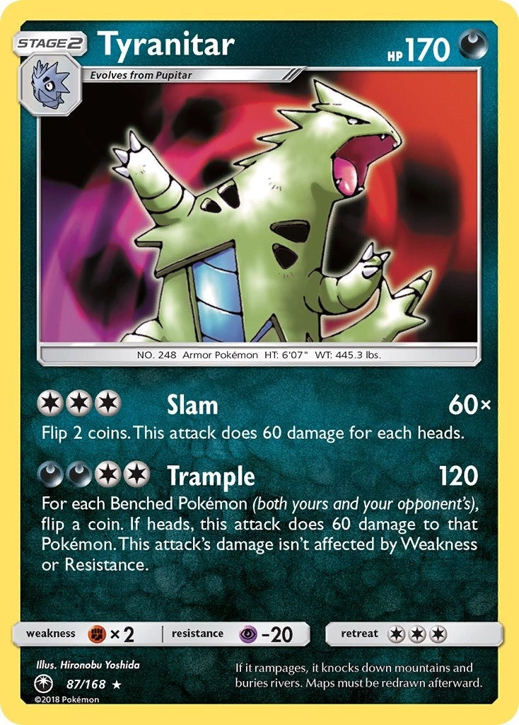 Image for Tyranitar (SM - Celestial Storm) (87/168) - Pokemon
