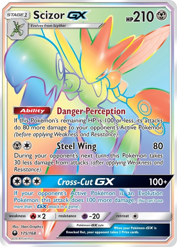 Image for Scizor GX (Secret) (SM - Celestial Storm) (175/168) - Pokemon
