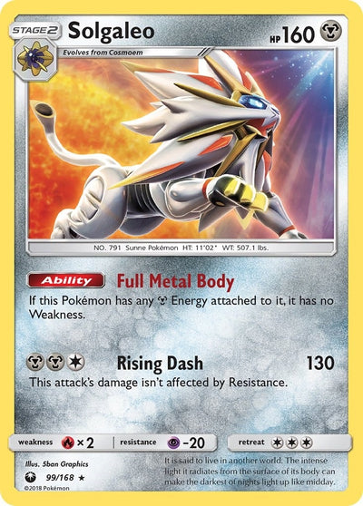 Image for Solgaleo (SM - Celestial Storm) (99/168) - Pokemon