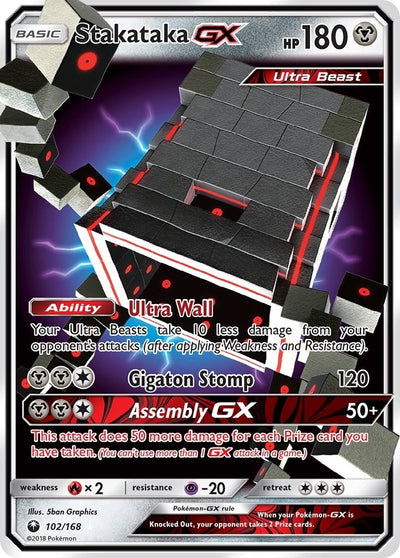 Image for Stakataka GX (SM - Celestial Storm) (102/168) - Pokemon