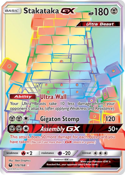 Image for Stakataka GX (Secret) (SM - Celestial Storm) (176/168) - Pokemon