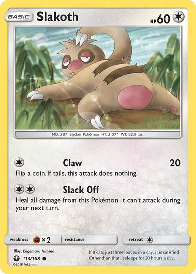 Image for Slakoth (SM - Celestial Storm) (113/168) - Pokemon
