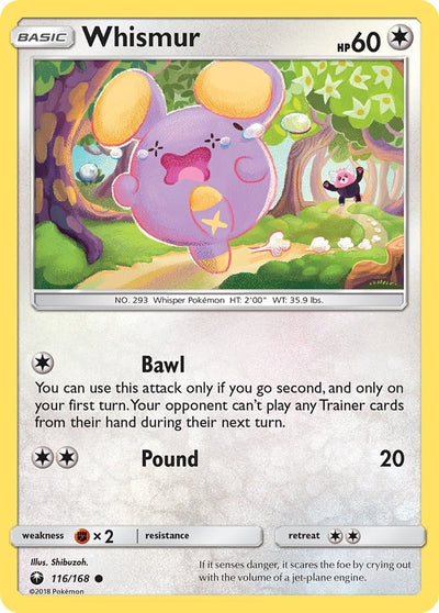 Image for Whismur (116) (SM - Celestial Storm) (116/168) - Pokemon