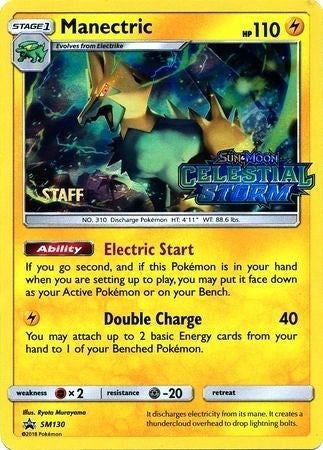 Image for Manectric - SM130 (Prerelease) [Staff] (SM Promos) (SM130) - Pokemon