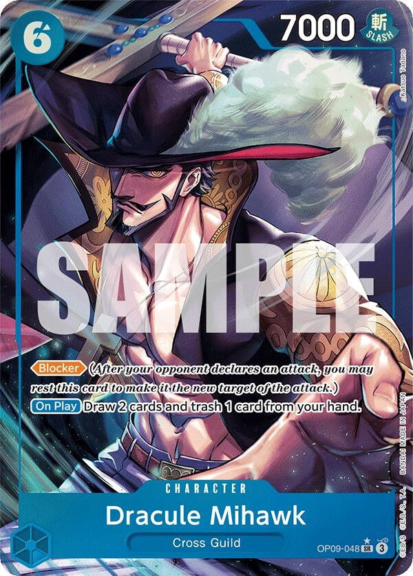 Dracule Mihawk (Parallel) (Emperors in the New World) (OP09-048)