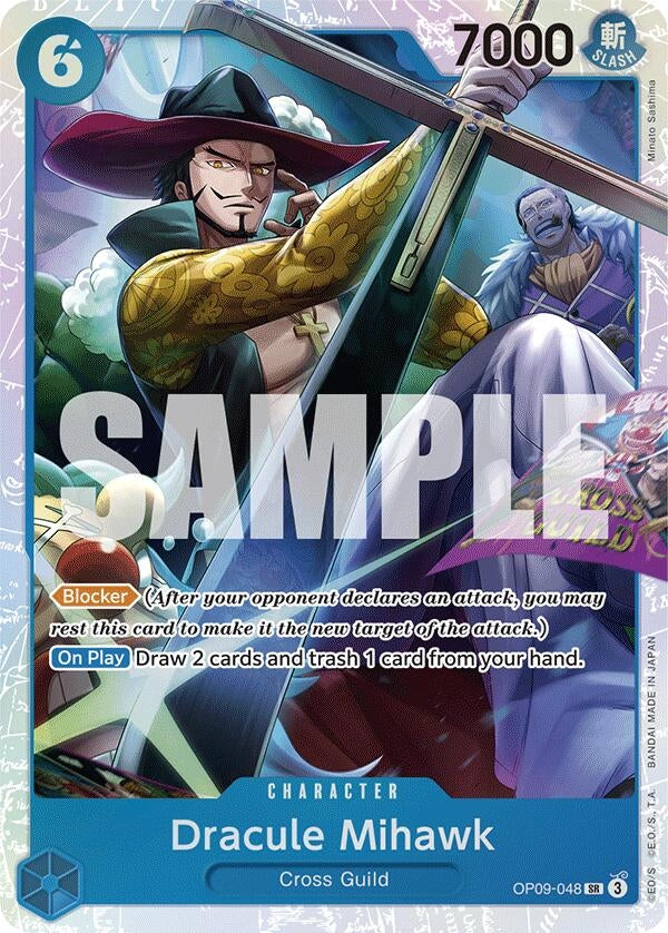 Dracule Mihawk (Emperors in the New World) (OP09-048)