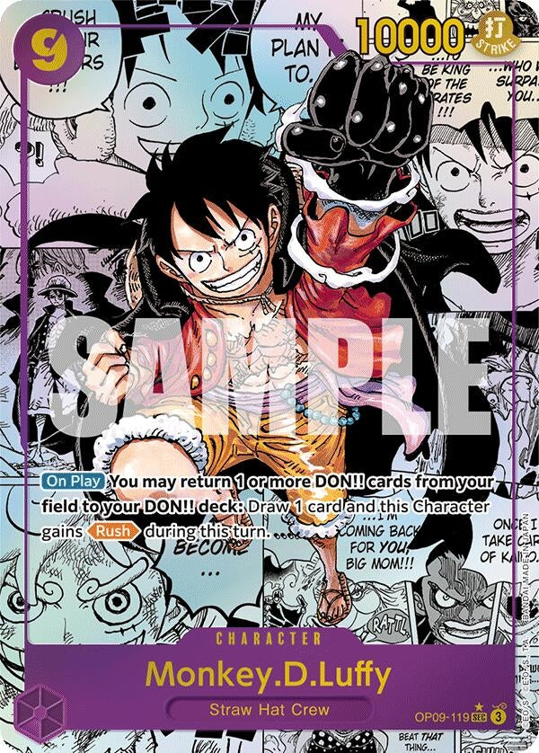 Monkey.D.Luffy (119) (Manga) (Emperors in the New World) (OP09-119)