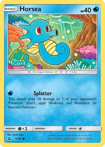 Image for Horsea (15) (Dragon Majesty) (15/70) - Pokemon