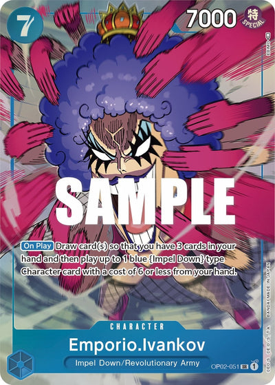 Emporio.Ivankov (051) (Alternate Art) (Paramount War) (OP02-051) 