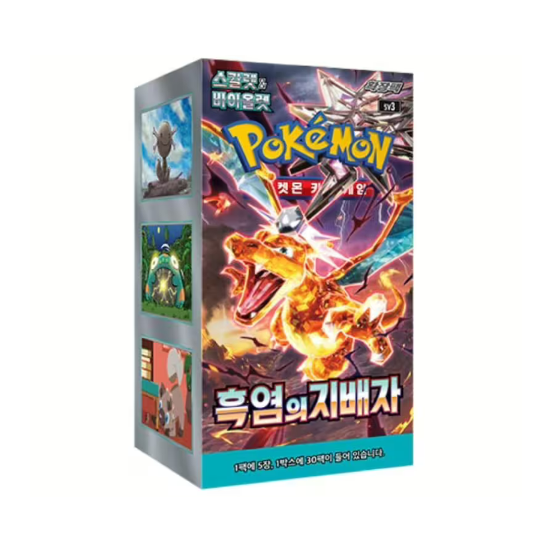 Pokémon Ruler of the Black Flame sv3 Box - Koreanisch
