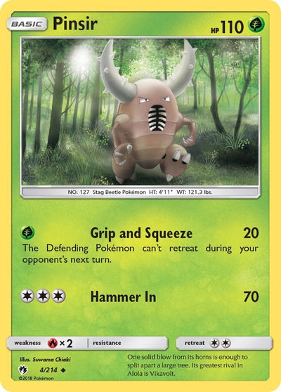 Image for Pinsir (SM - Lost Thunder) (4/214) - Pokemon