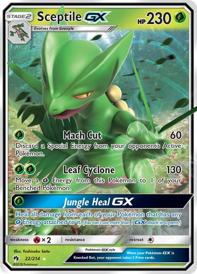 Image for Sceptile GX (SM - Lost Thunder) (22/214) - Pokemon