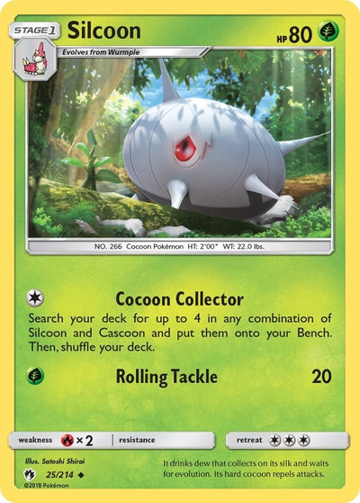 Image for Silcoon (SM - Lost Thunder) (25/214) - Pokemon