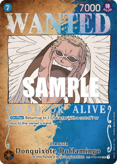 Donquixote Doflamingo (Wanted Poster) (Pillars of Strength) (ST03-009)