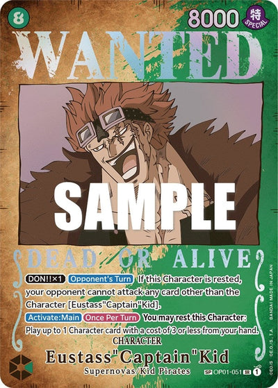 Eustass"Captain"Kid (Wanted Poster) (Pillars of Strength) (OP01-051) 