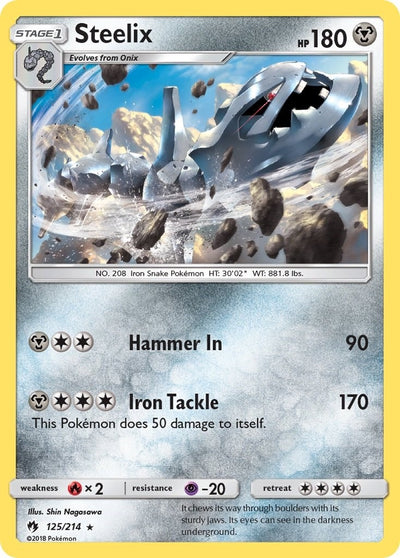 Image for Steelix (SM - Lost Thunder) (125/214) - Pokemon