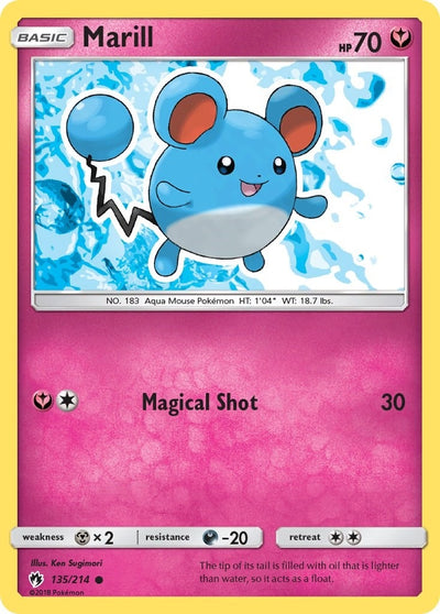 Image for Marill (SM - Lost Thunder) (135/214) - Pokemon