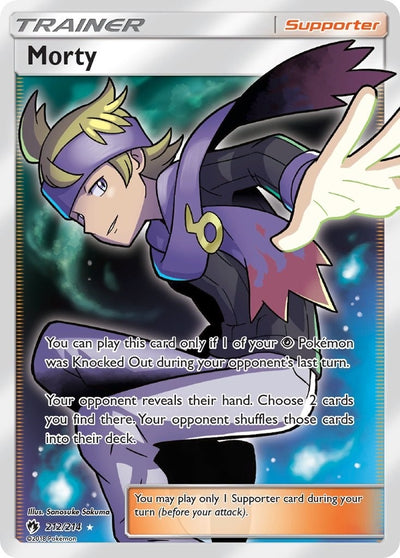 Image for Morty (Full Art) (SM - Lost Thunder) (212/214) - Pokemon