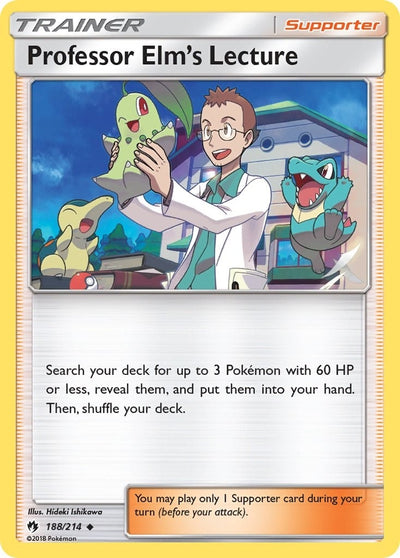 Image for Professor Elm's Lecture (SM - Lost Thunder) (188/214) - Pokemon