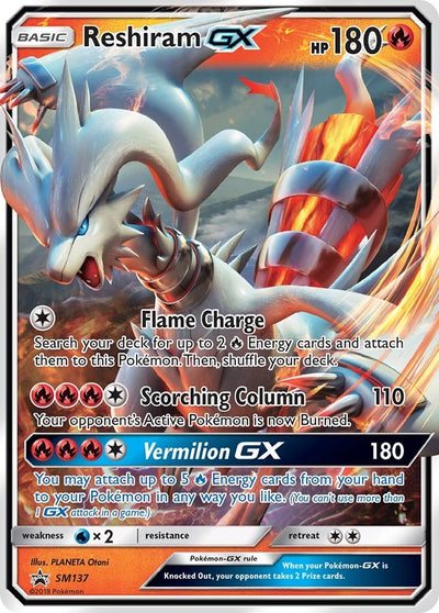 Image for Reshiram GX - SM137 (SM Promos) (SM137) - Pokemon