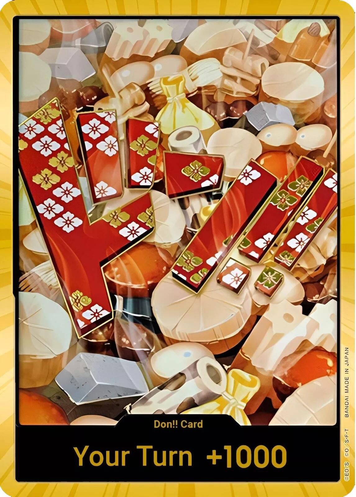 DON!! Card (Oden) (Gold) (Premium Booster -The Best-) 