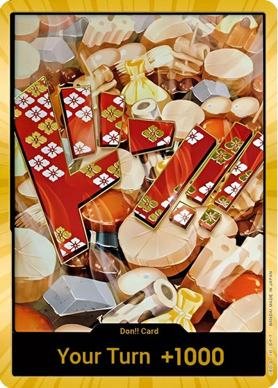 DON!! Card (Oden) (Gold) (Premium Booster -The Best-) 