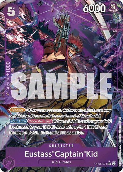 Eustass"Captain"Kid (OP05-074) (Alternate Art) (Premium Booster -The Best-) (OP05-074) 