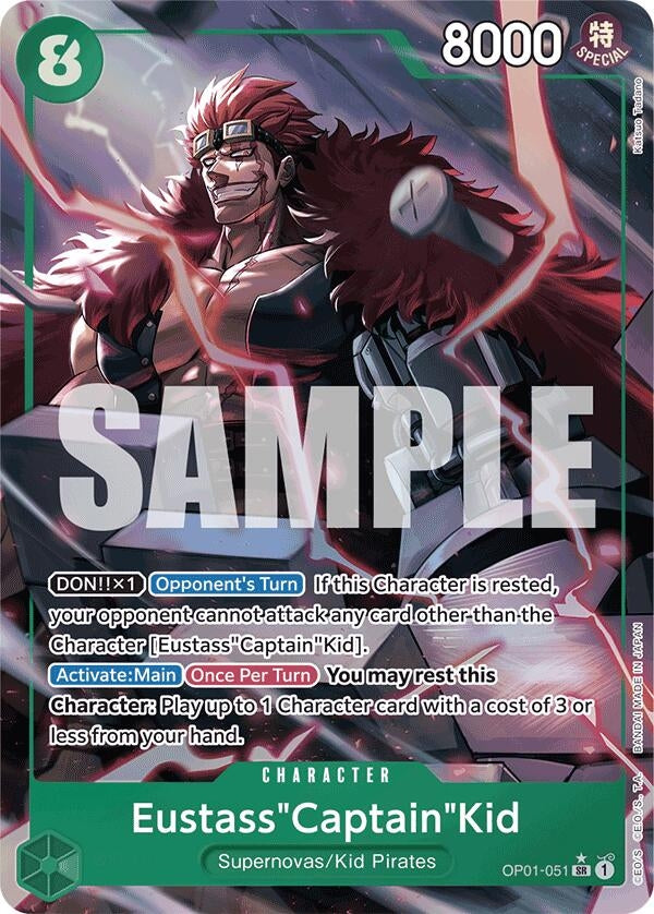 Eustass"Captain"Kid (OP01-051) (Alternate Art) (Premium Booster -The Best-) (OP01-051) 