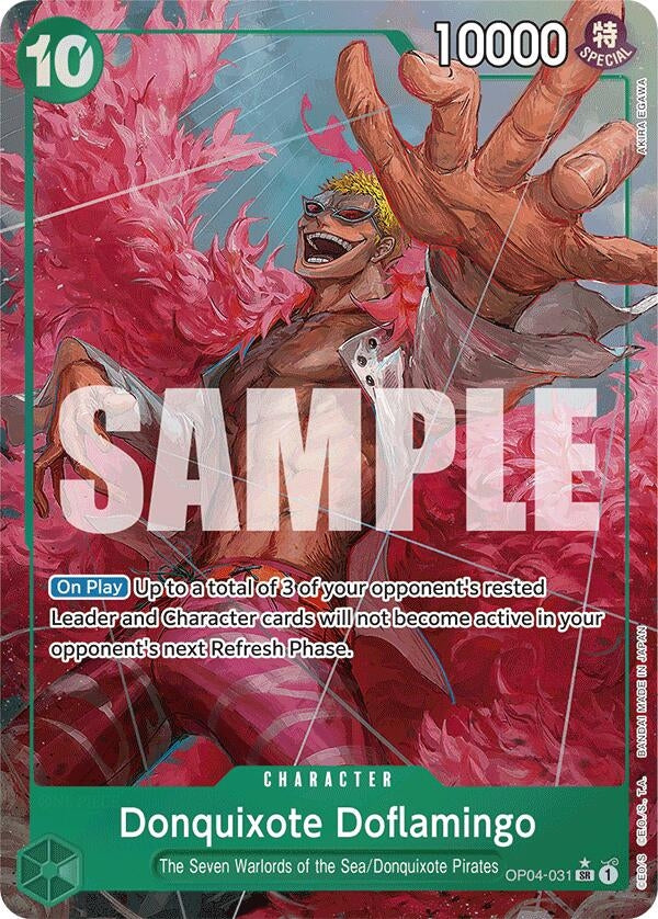 Donquixote Doflamingo (Alternate Art) (Premium Booster -The Best-) (OP04-031)