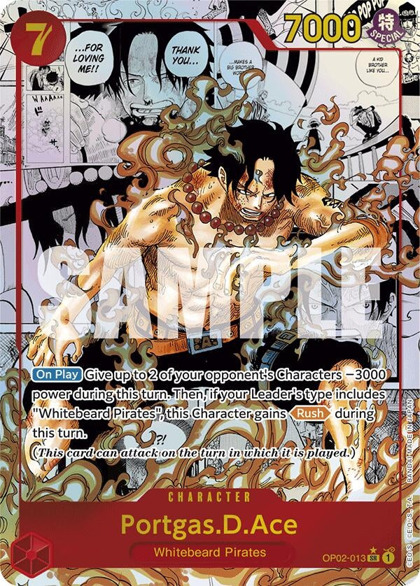 Portgas.D.Ace (Manga) (Premium Booster -The Best-) (OP02-013)