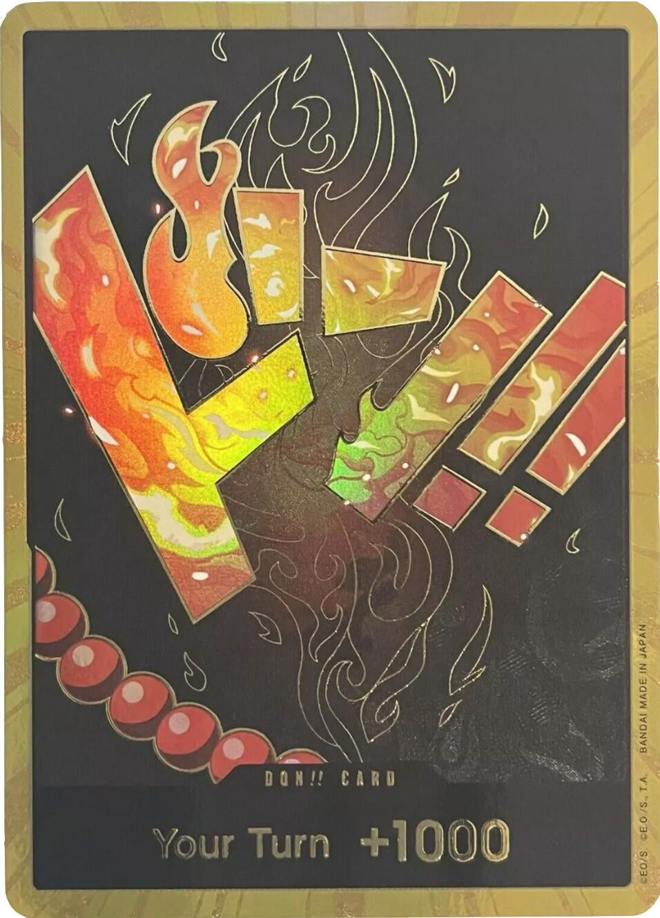 DON!! Card (Ace) (Gold) (Premium Booster -The Best-) 