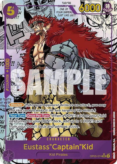 Eustass"Captain"Kid (OP05-074) (Manga) (Premium Booster -The Best-) (OP05-074) 