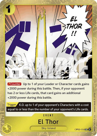 El Thor (Jolly Roger Foil) (Premium Booster -The Best-) (OP05-114) 