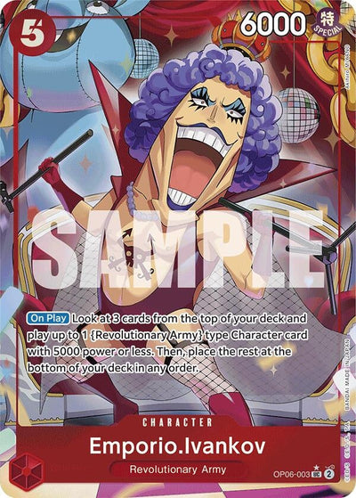 Emporio.Ivankov (Full Art) (Premium Booster -The Best-) (OP06-003) 