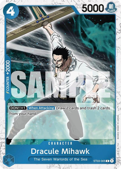 Dracule Mihawk (ST03-005) (Jolly Roger Foil) (Premium Booster -The Best-) (ST03-005)