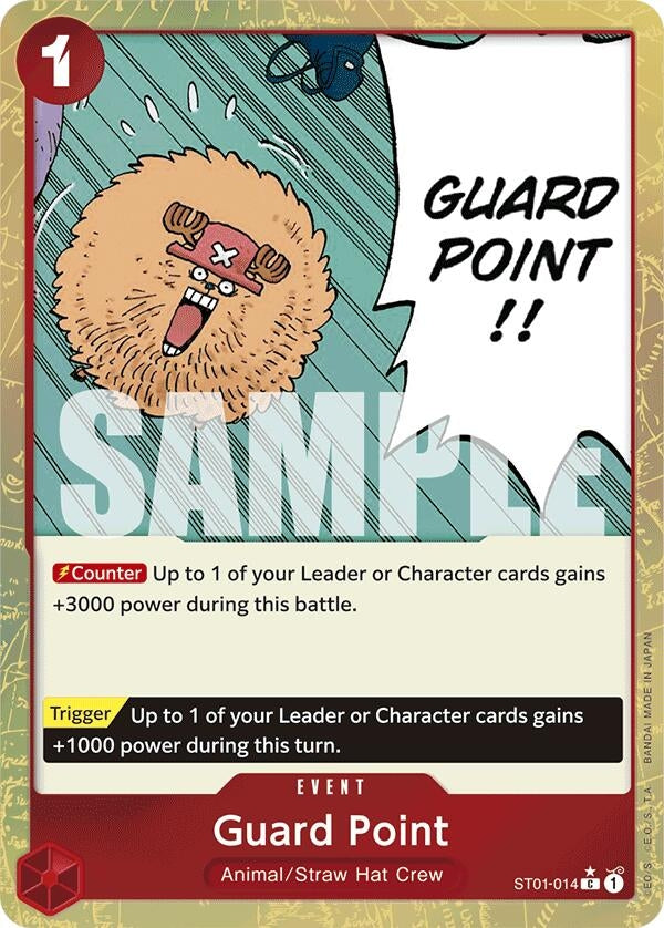 Guard Point (Textured Foil) (Premium Booster -The Best-) (ST01-014)