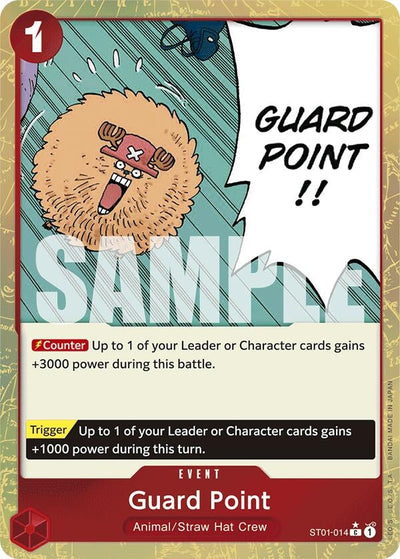 Guard Point (Textured Foil) (Premium Booster -The Best-) (ST01-014)