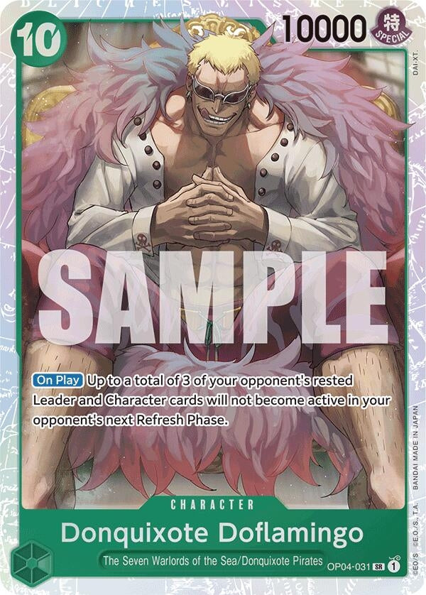 Donquixote Doflamingo (Reprint) (Premium Booster -The Best-) (OP04-031)