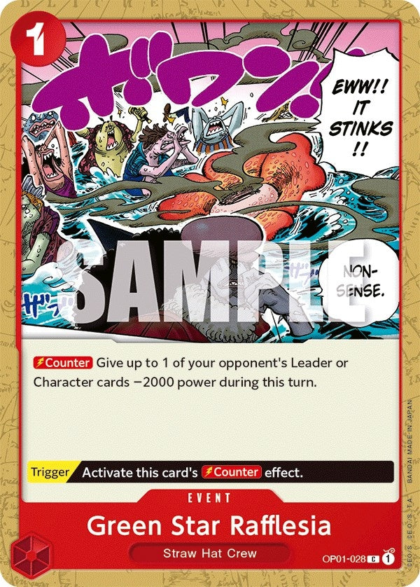 Green Star Rafflesia (Romance Dawn) (OP01-028) 