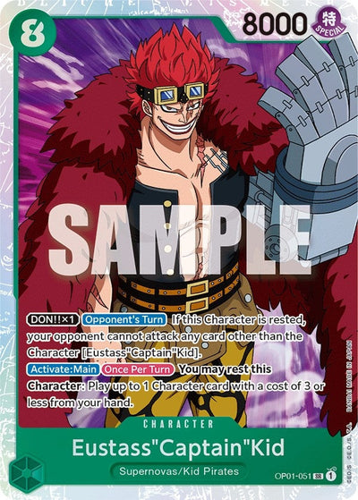 Eustass"Captain"Kid (Romance Dawn) (OP01-051) 