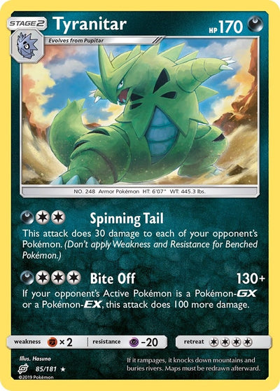Image for Tyranitar (SM - Team Up) (85/181) - Pokemon