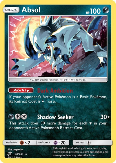 Image for Absol (SM - Team Up) (88/181) - Pokemon