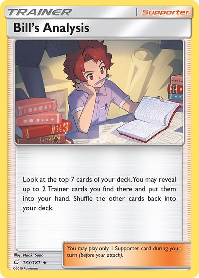 Image for Bill's Analysis (SM - Team Up) (133/181) - Pokemon