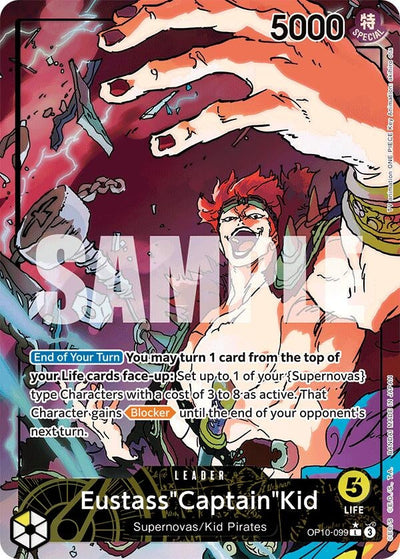 Eustass"Captain"Kid (099) (Parallel) (Royal Blood) (OP10-099) 
