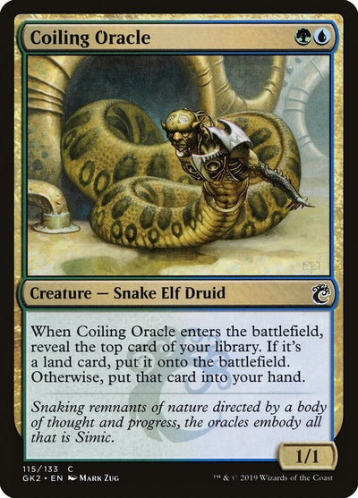 Image for Coiling Oracle (Ravnica Allegiance: Guild Kits) (115) - Magic: The Gathering
