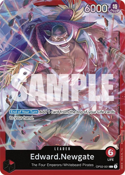 Edward.Newgate (OP02-001) (Starter Deck 15: RED Edward.Newgate) (OP02-001) 